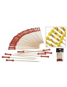 Excellent Houseware Cocktailprikkers Bamboe Fancy set-36