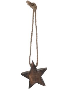 Kersthanger ster 6cm