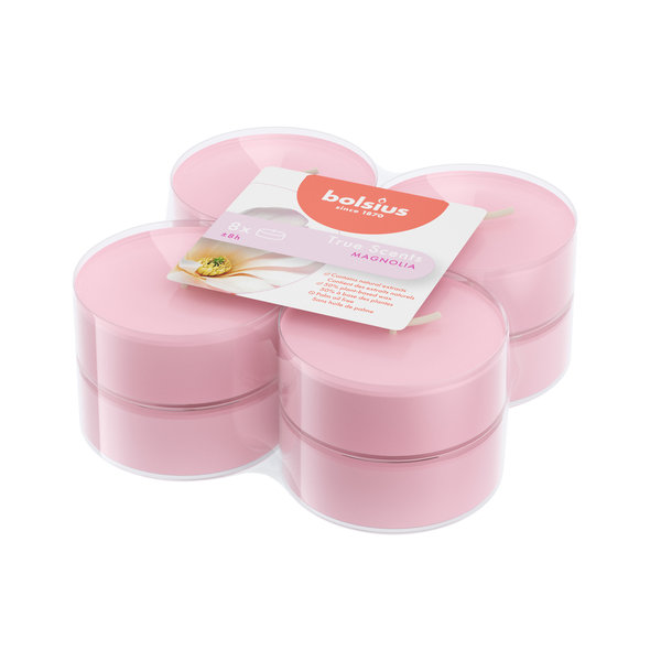 Bolsius Geurtheelicht magnolia maxi set/8
