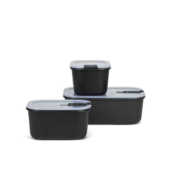 Mepal Set vershouddoos easyclip 3-dlg - nordic black