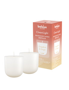 Bolsius Cleanlight refill grapefruit & ginger