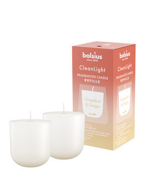 Bolsius Cleanlight refill grapefruit & ginger