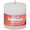 Bolsius Stompkaars rustiek cloudy white 10x10cm