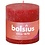 Bolsius Stompkaars rustiek delicate red 10x10cm