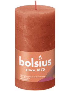 Bolsius Stompkaars Rustiek earthy orange 130/68