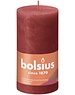 Bolsius Stompkaars Rustiek delicate red 130/68