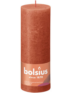 Bolsius Stompkaars Rustiek earthy orange 190/68