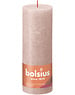 Bolsius Stompkaars Rustiek misty pink 190/68