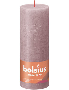 Bolsius Stompkaars Rustiek ash rose 190/68