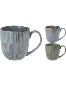 Beker aardewerk 200ml 2 assorti