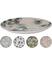 Excellent Houseware Bord melamine 20cm 4 assorti