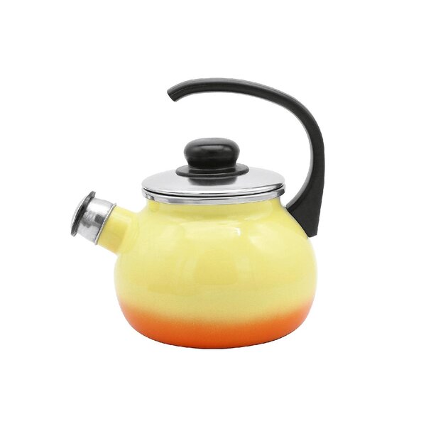 Kruger Fluitketel 2,0L oranje 18cm