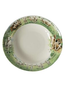 Wiebe van der Zee Bord Diep 23cm Geit Varken Wiebe's Farm