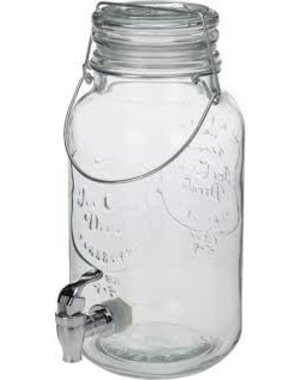 Excellent Houseware Drankdispenser Glas 4L