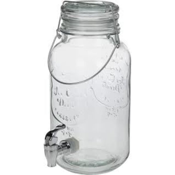 Excellent Houseware Drankdispenser Glas 4L