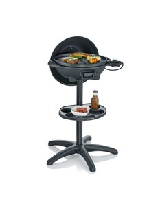 Severin Barbecue - Grill elektrisch staand met kap PG8541 zwart