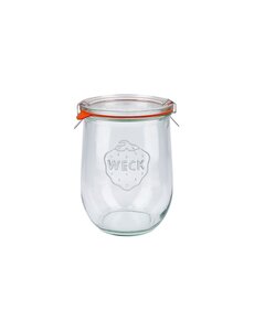 Weck Inmaakglas  set 4 stuks tulpmodel inhoud  1 liter