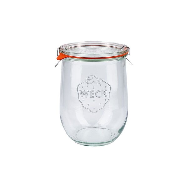 Weck Inmaakglas  set 4 stuks tulpmodel inhoud  1 liter