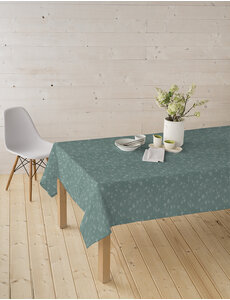 Wicotex Tafeltextiel Nanika groen Gecoat