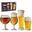Excellent Houseware Bierglazen set 4 stuks