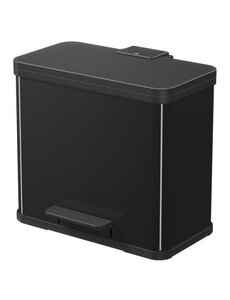 Hailo Pedaalemmer öko duo plus l zwart (17 + 9 liter) Hailo