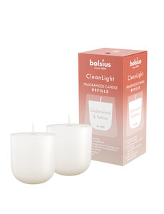 Bolsius Cleanlight refill cedarwood & vetiver