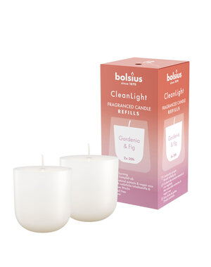 Bolsius Cleanlight refill gardenia & fig