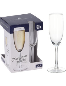 Excellent Houseware Champagneglas 180 ml set 4 stuks