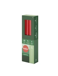 Bolsius Gotische kaarsen 8 stuks delicate red