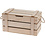 Houten kistje 18x18x34,30cm Naturel