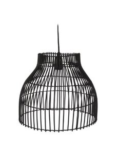  Hanglamp zwart 36x36x30cm