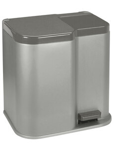 Curver Pedaalemmer Duo antraciet 14 + 7 L met binnenemmer Curver
