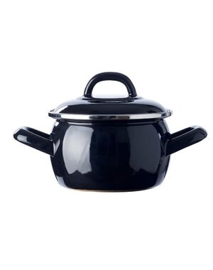 BK Cookware Mini pannetje 10cm zwart