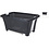 Excellent Houseware Wasmand met poten 60x40x57cm zwart