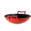 Relance Wok 36cm gietijzer rood