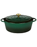 Kuchen Profi Braadpan 33cm ovaal racing green PROVENCE Küchenprofi