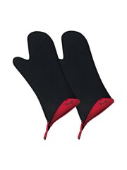 Spring Grips, glove long 1 pair, 2 tlg, black