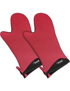 Spring Ovenhandschoenen lang rood/zwart 2 stuks Spring