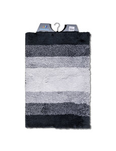Wicotex Badmat regenboog zwart grijs 60x90cm