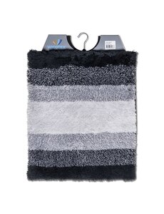 Wicotex Bidetmat regenboog zwart grijs 50x60cm