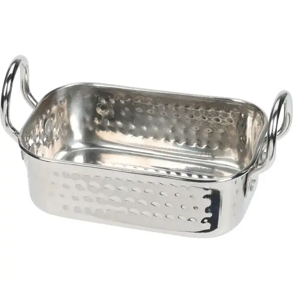 Excellent Houseware Ovenschaaltje metaal gehamerd 17,5x8,5x7cm