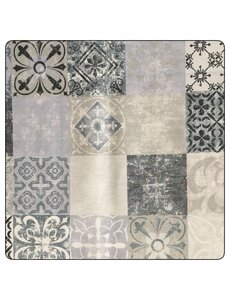 Wicotex Tafeltextiel gecoat Castillo grijs