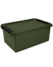 Sunware Opbergbox Q-line 45 liter recycled groen