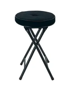 Home & Styling Vouwkruk ribcord blauw