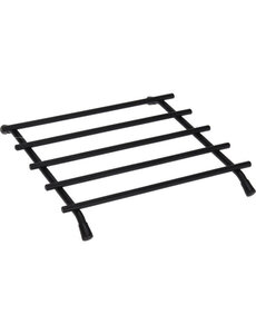 Excellent Houseware Pannen onderzetter zwart metaal  20x20cm