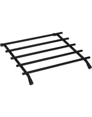 Excellent Houseware Pannen onderzetter zwart metaal  20x20cm