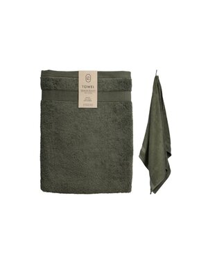 Home & Styling Handdoek 70x140cm army