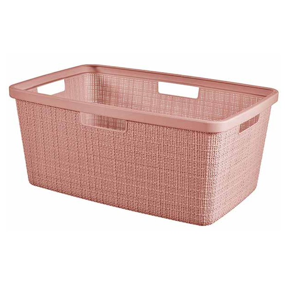 Curver Wasmand Jute Rose Dawn 46L