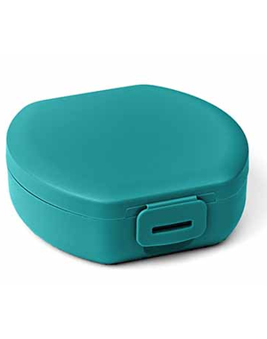  Snackbox rond small zeegroen Amuse