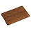 Kesper Snij- en Serveerplank donker Bamboe 43x26x1,9cm